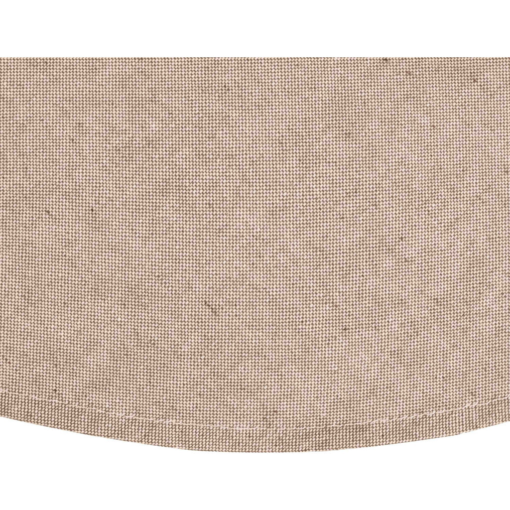 Скатертина Ardesto Oliver, 100% бавовна, шоколад кругла 200 см (ART11OR) - зображення 4