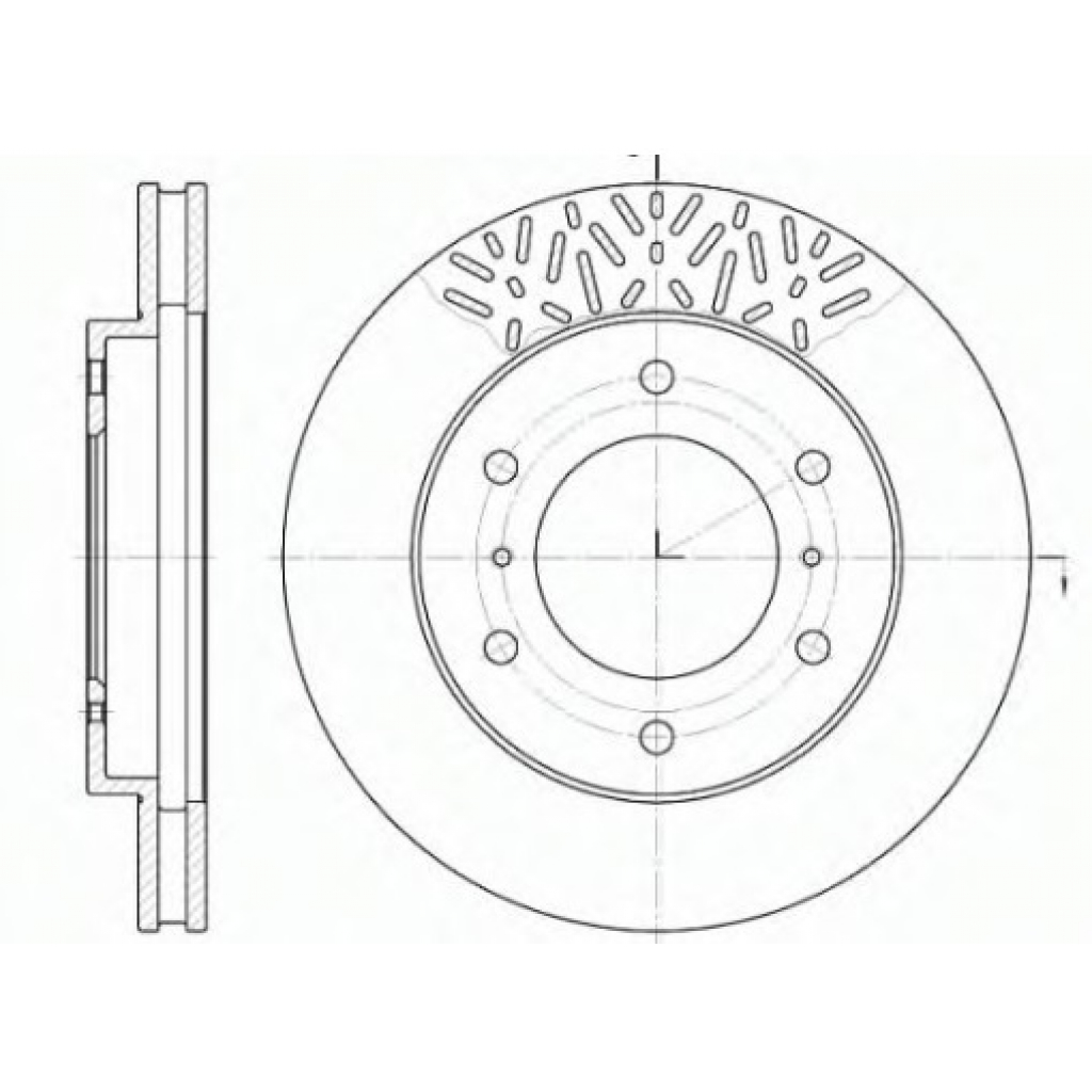 Гальмівний диск SHINOBI NBD05052 - зображення 1