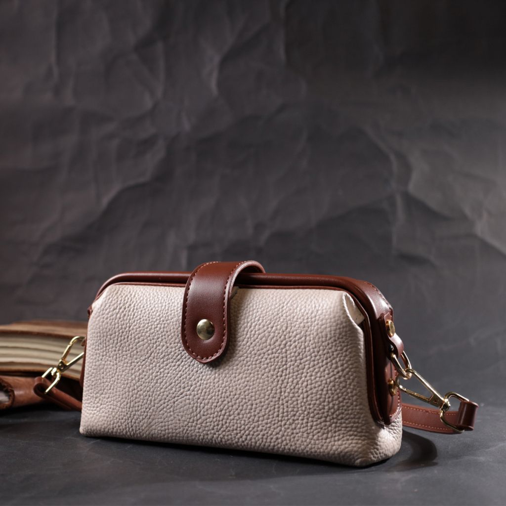 Сумка Vintage З натуральної шкіри Біла (22426) - зображення 9