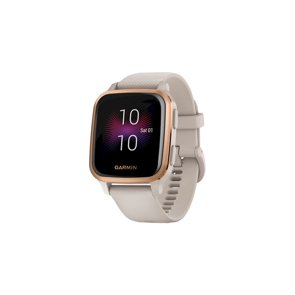 Смарт-годинник Garmin Venu Sq, Music, Light Sand/Rose Gold (010-02426-11) - зображення 1
