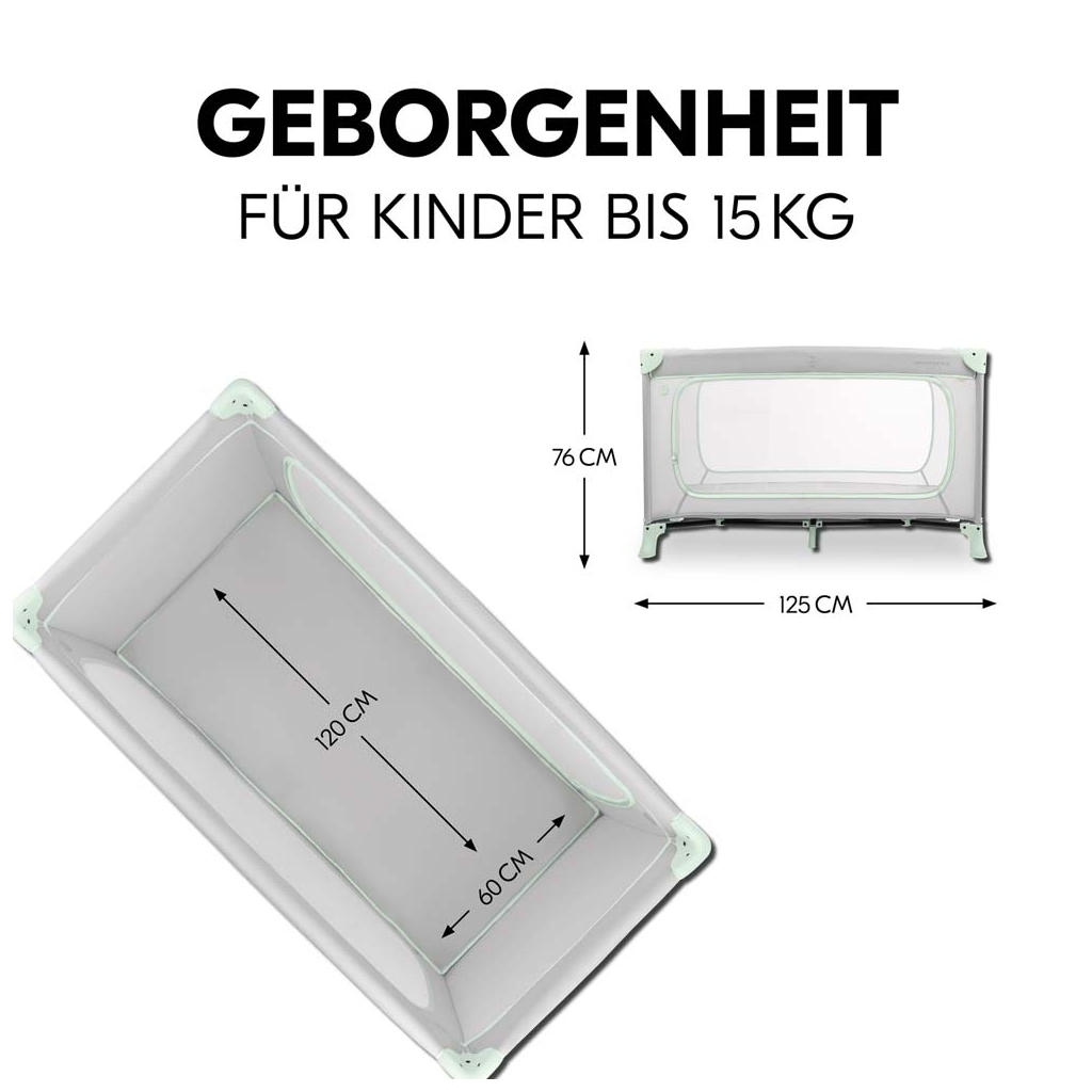 Дитячий манеж Hauck Dream N Play Plus Dusty Blue (60098-6) - зображення 6