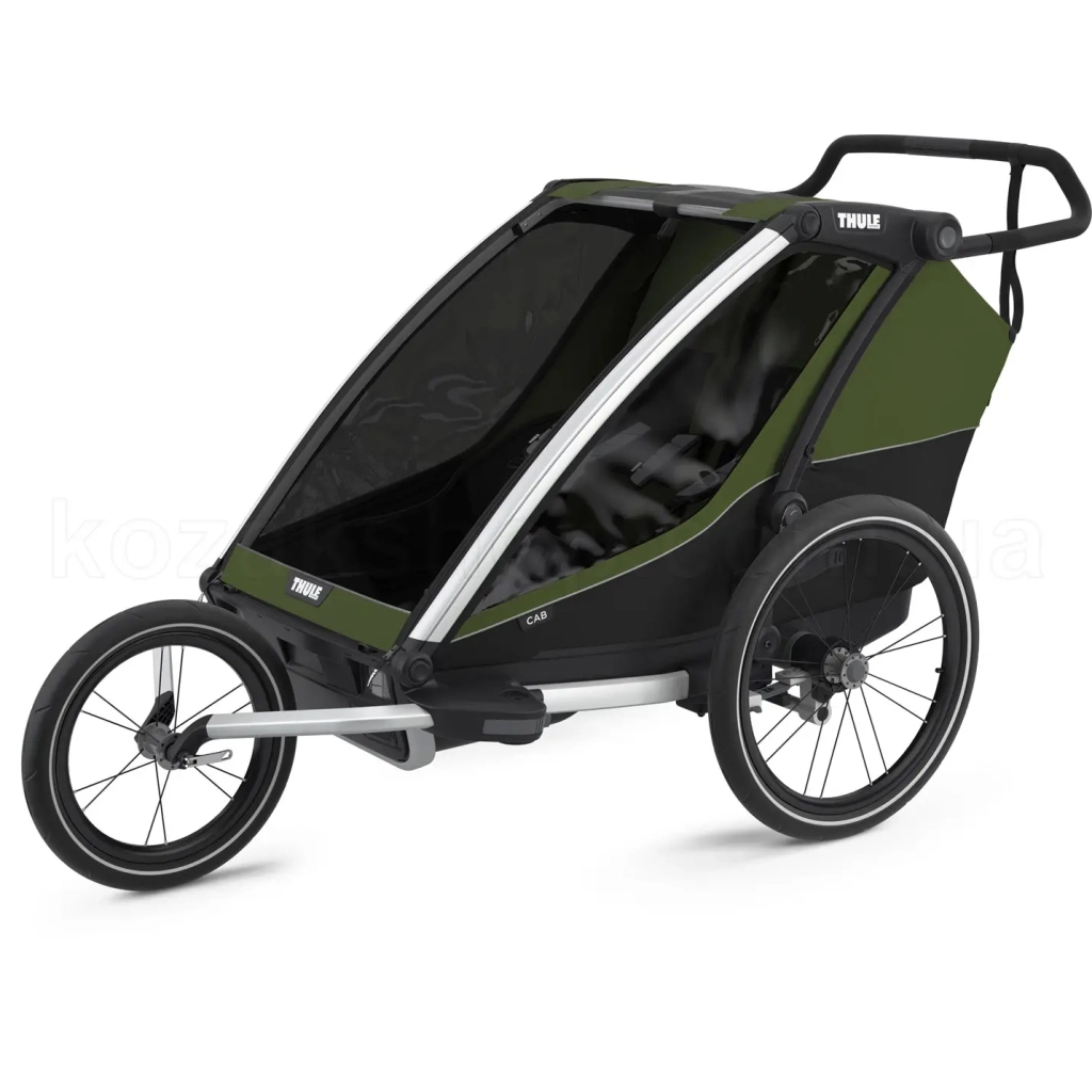 Коляска Thule Chariot Cab Double (Cypress Green) (TH 10204021) - зображення 4