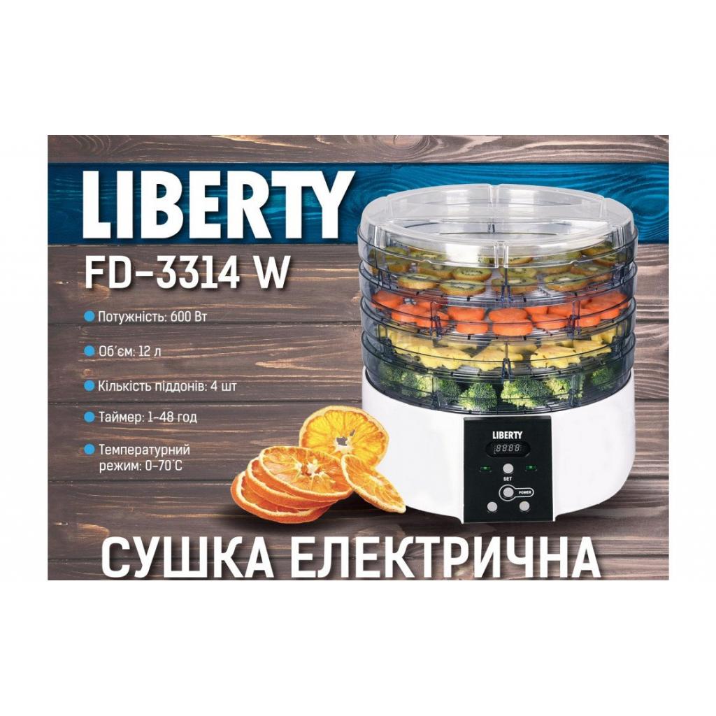 Сушка для овочів та фруктів Liberty FD-3314W - зображення 2
