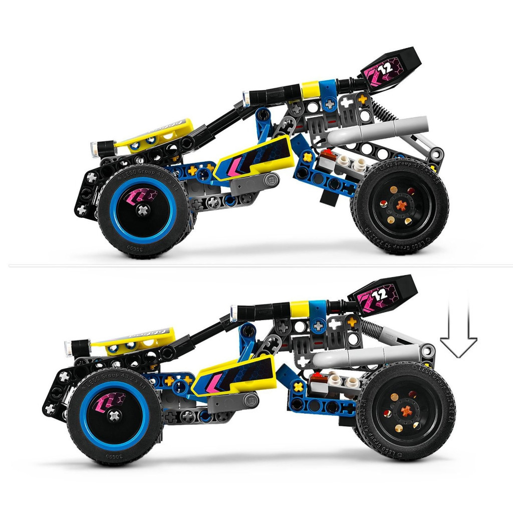 Конструктор LEGO Technic Позашляховик багі для перегонів 219 деталей (42164) - зображення 6
