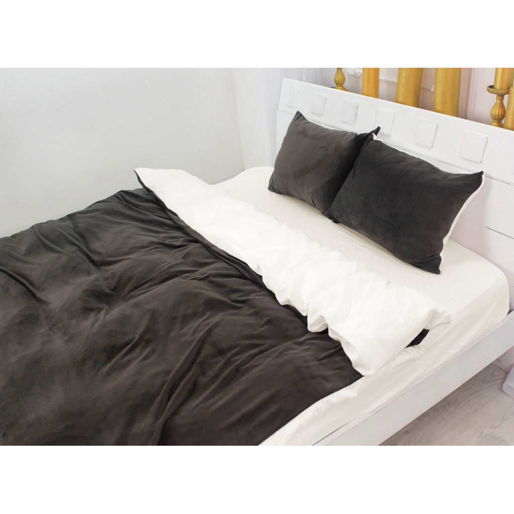 Постільна білизна MirSon Велюр Winter Delicate 28-0068 Camelia King Size (2200004036816) - зображення 2