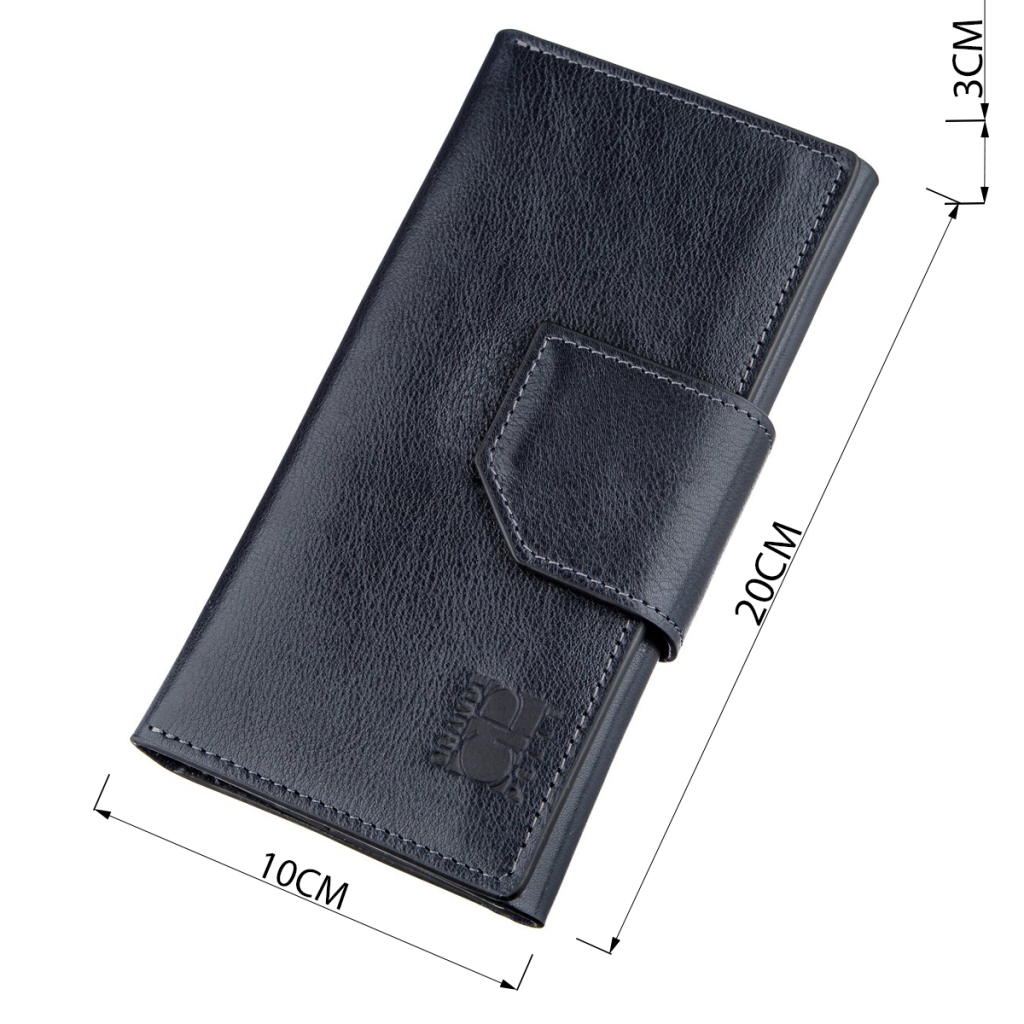 Гаманець Grande Pelle Унісекс з магнітом Синій (11221) - зображення 3