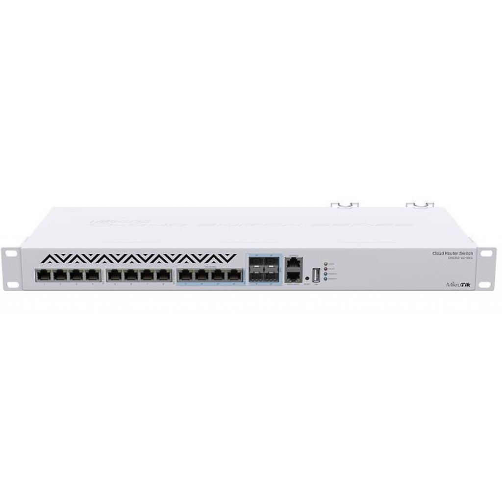 Комутатор мережевий Mikrotik CRS312-4C+8XG-RM - зображення 1