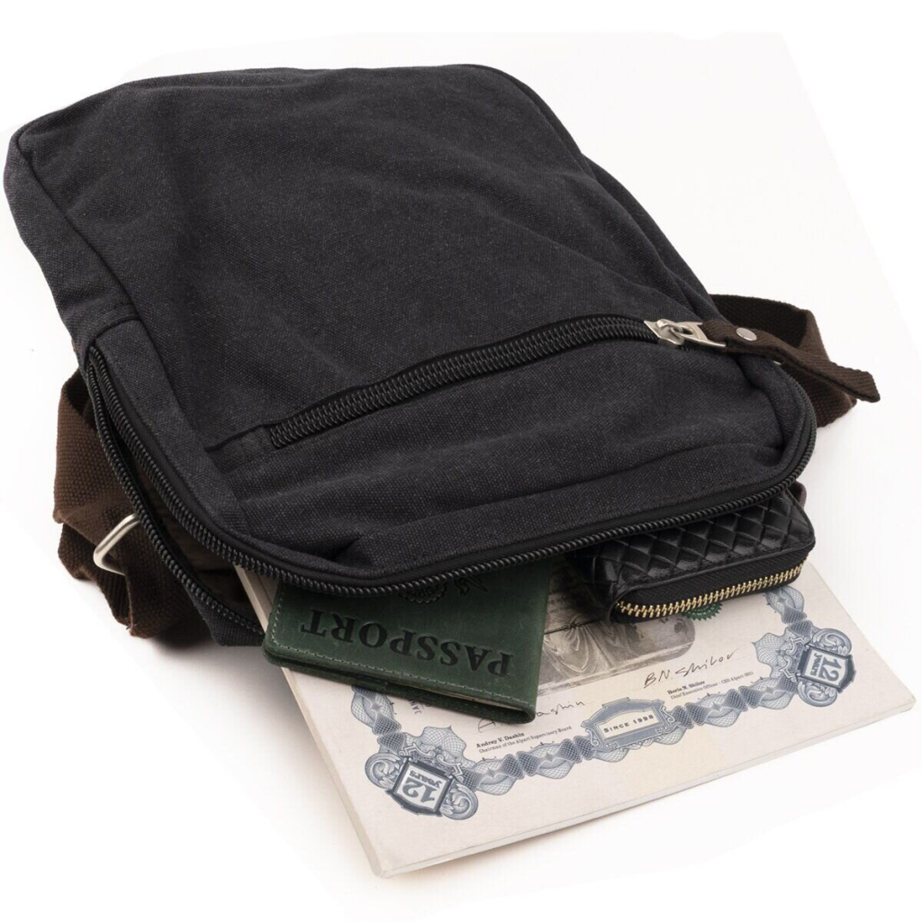 Сумка Vintage Текстильна Чорна (20079) - зображення 6