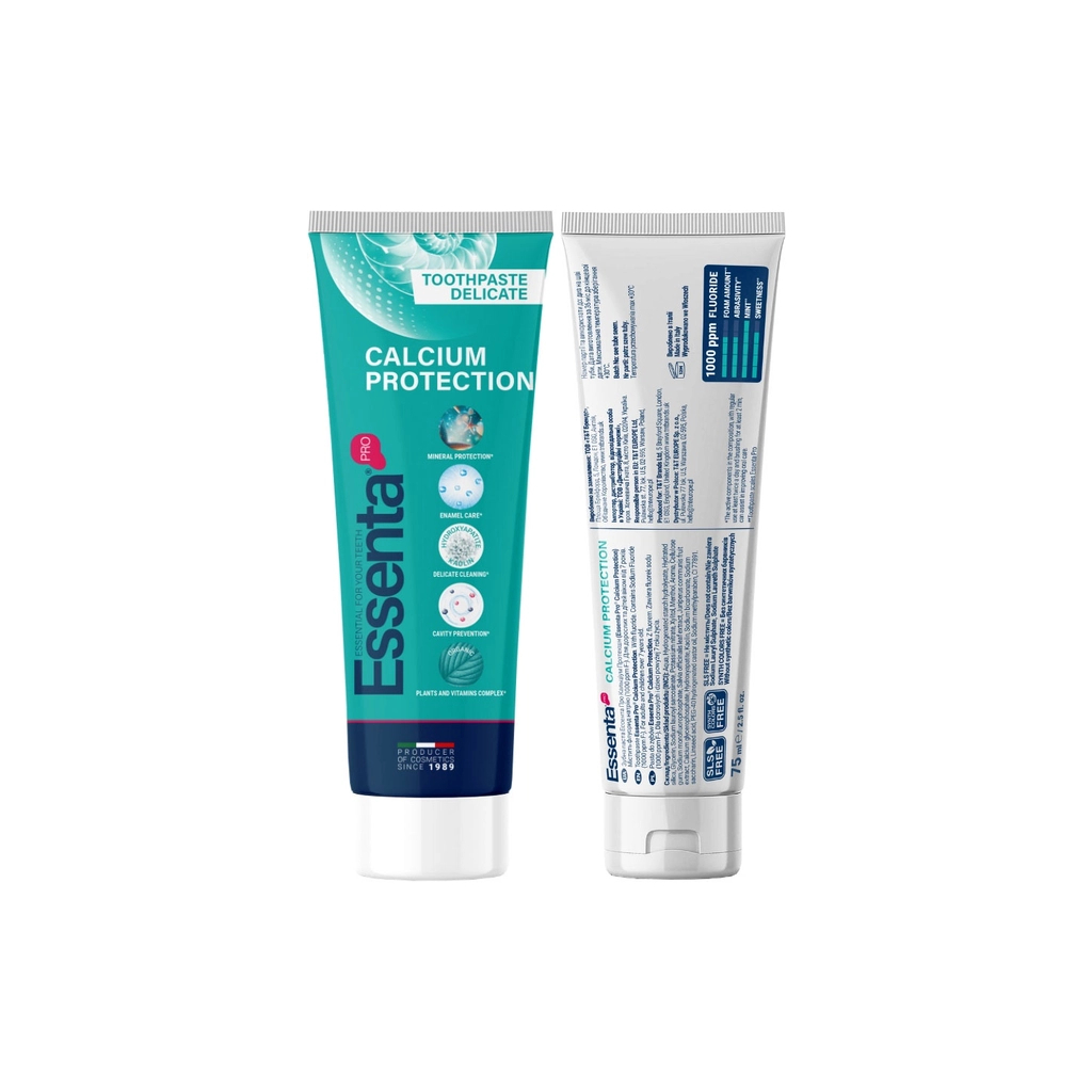 Зубна паста Essenta Pro Calcium Protection 75 мл (8031447500053) - зображення 2