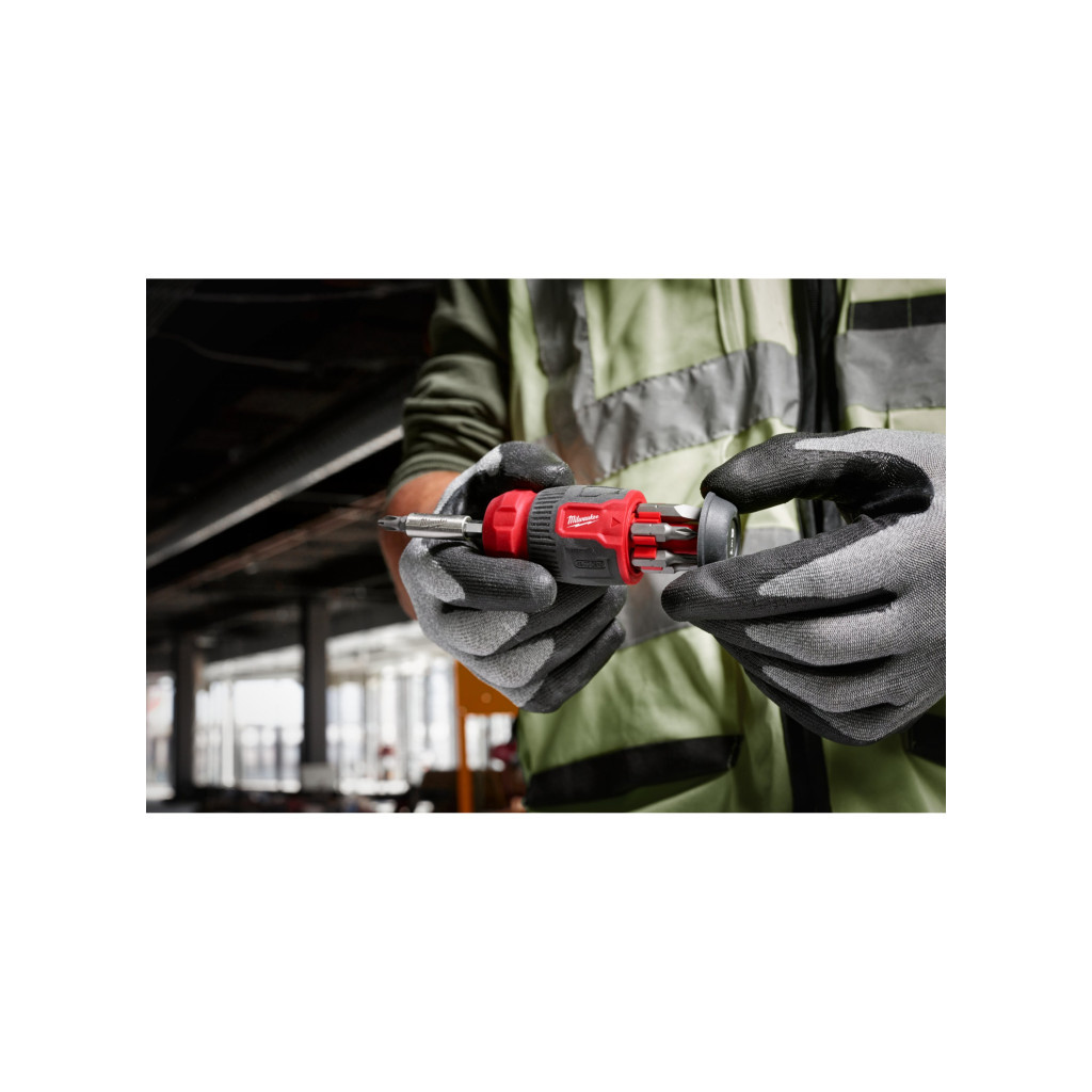 Викрутка Milwaukee зі змінними вставками 8 в 1 (4932492807) - изображение 5