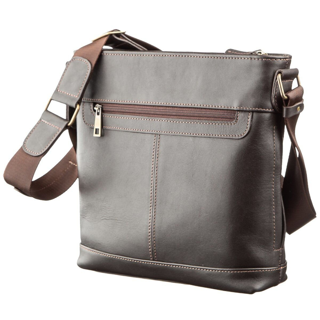 Сумка Shvigel У гладкій шкірі Коричнева (11178) - зображення 2