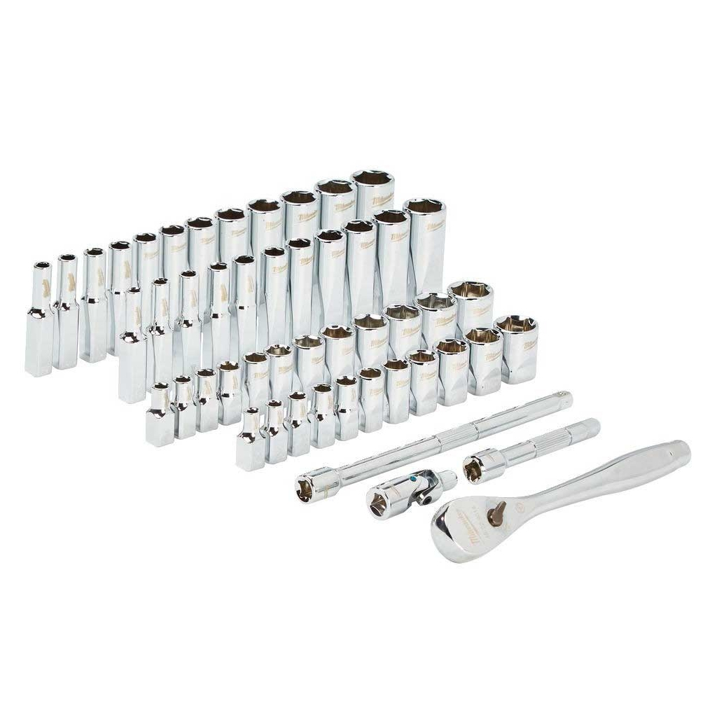 Набір торцевих головок Milwaukee 1/4", 50шт, з тріскачкою, кейс (4932464944) - зображення 4