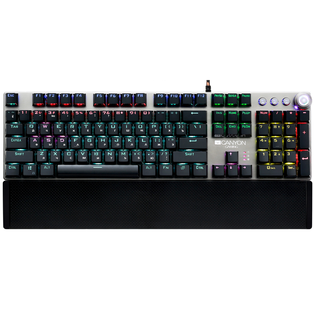 Клавіатура Canyon Nightfall GK-7 USB Black (CND-SKB7-RU) - зображення 1