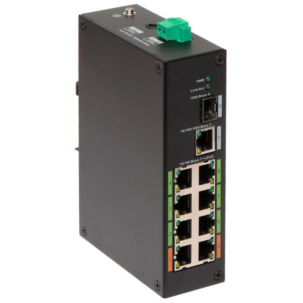 Комутатор мережевий Dahua DH-LR2110-8ET-120 - зображення 2