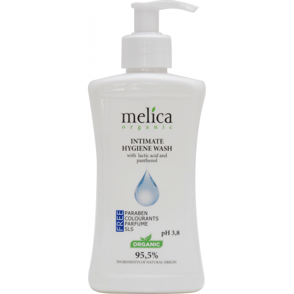 Гель для інтимної гігієни Melica Organic з молочною кислотою та пантенолом 300 мл (4770416342112) - зображення 1