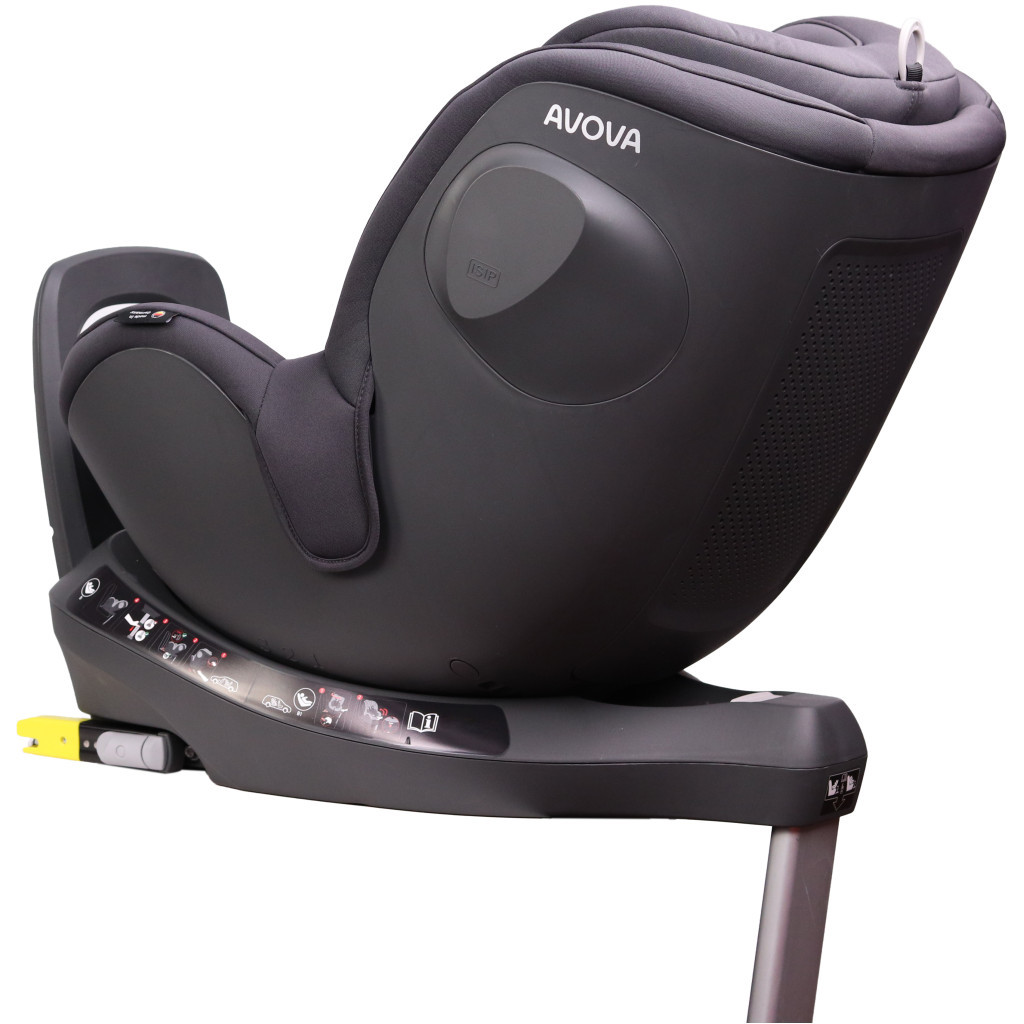 Автокрісло Avova Sperber-Fix i-Size 0-1 Koala Grey (4260621465046) - зображення 4