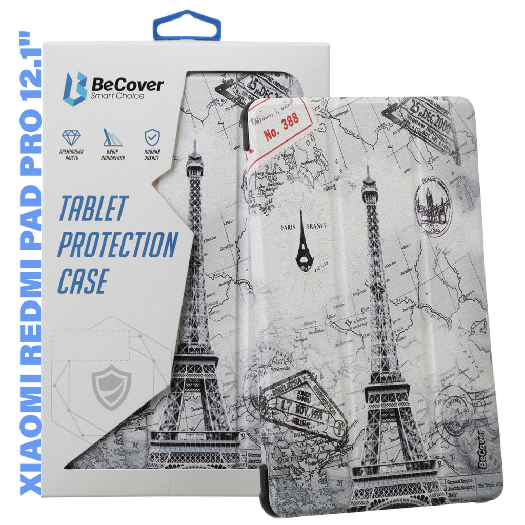 Чохол до планшета BeCover Smart Case Xiaomi Redmi Pad Pro 12.1'' Paris (711310) - зображення 1