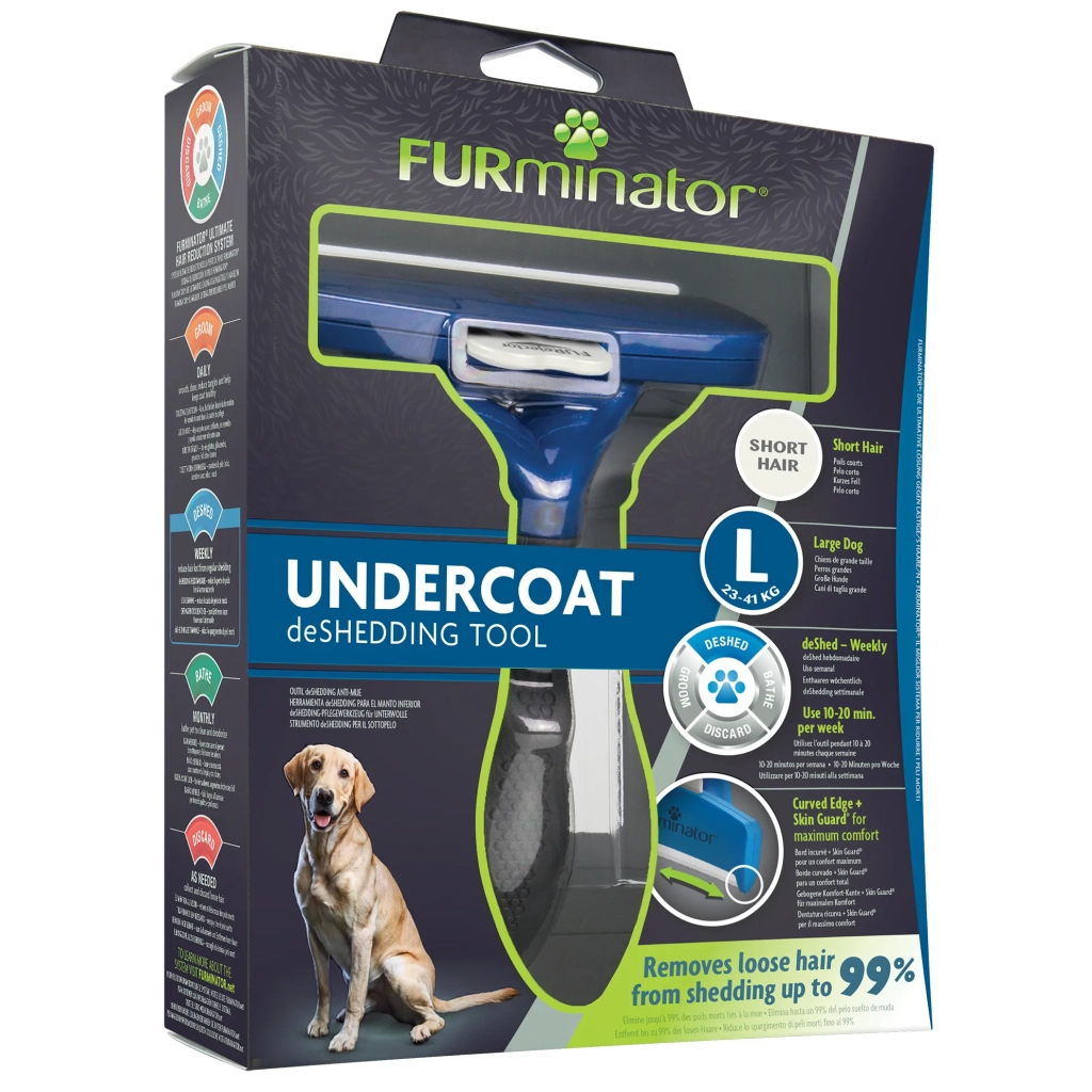 Фурмінатор для тварин FURminator Short Hair розмір L (811794929558/4048422141105) - изображение 3