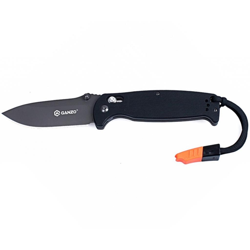 Ніж Ganzo G7413-WS чорний (G7413-BK-WS) - зображення 1