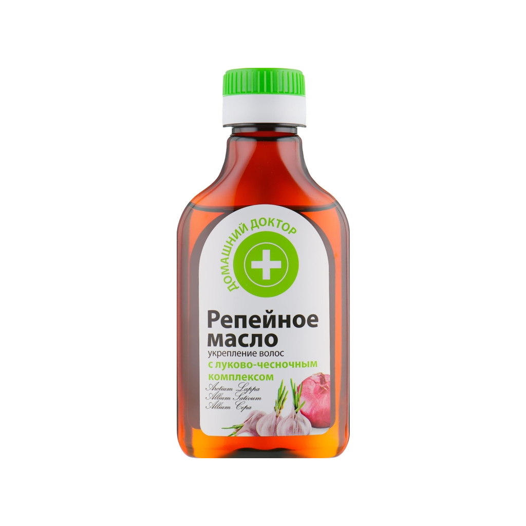 Олія для волосся Домашній Доктор Реп'яхова для зміцнення волосся 100 мл (4823015940378) - зображення 1