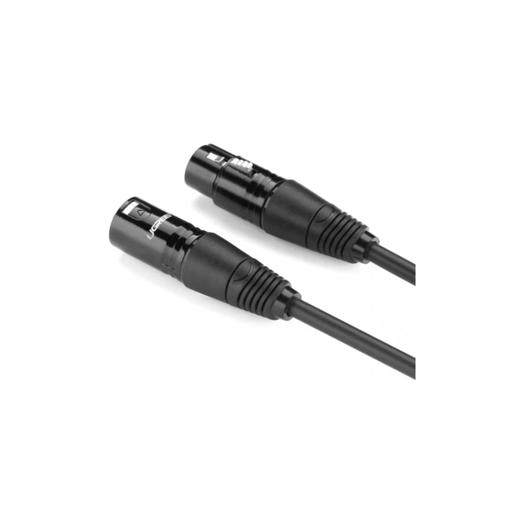 Кабель мультимедійний XLR M to XLR F 2.0m AV130 black Ugreen (20710) - зображення 3