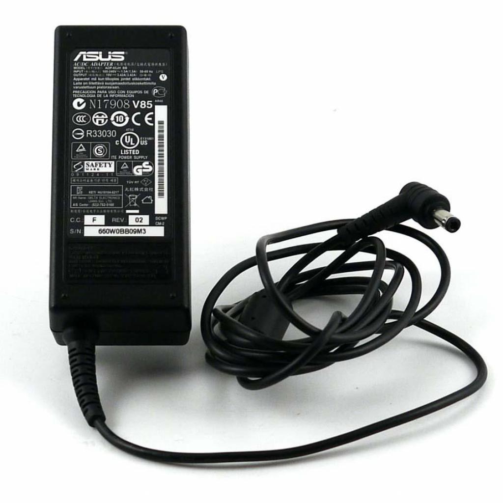 Блок живлення до ноутбуку Grand-X Asus (19V 3.42A 65W) 5.5x2.5mm (ADP-65JH DB) (ORGAS65W) - зображення 1