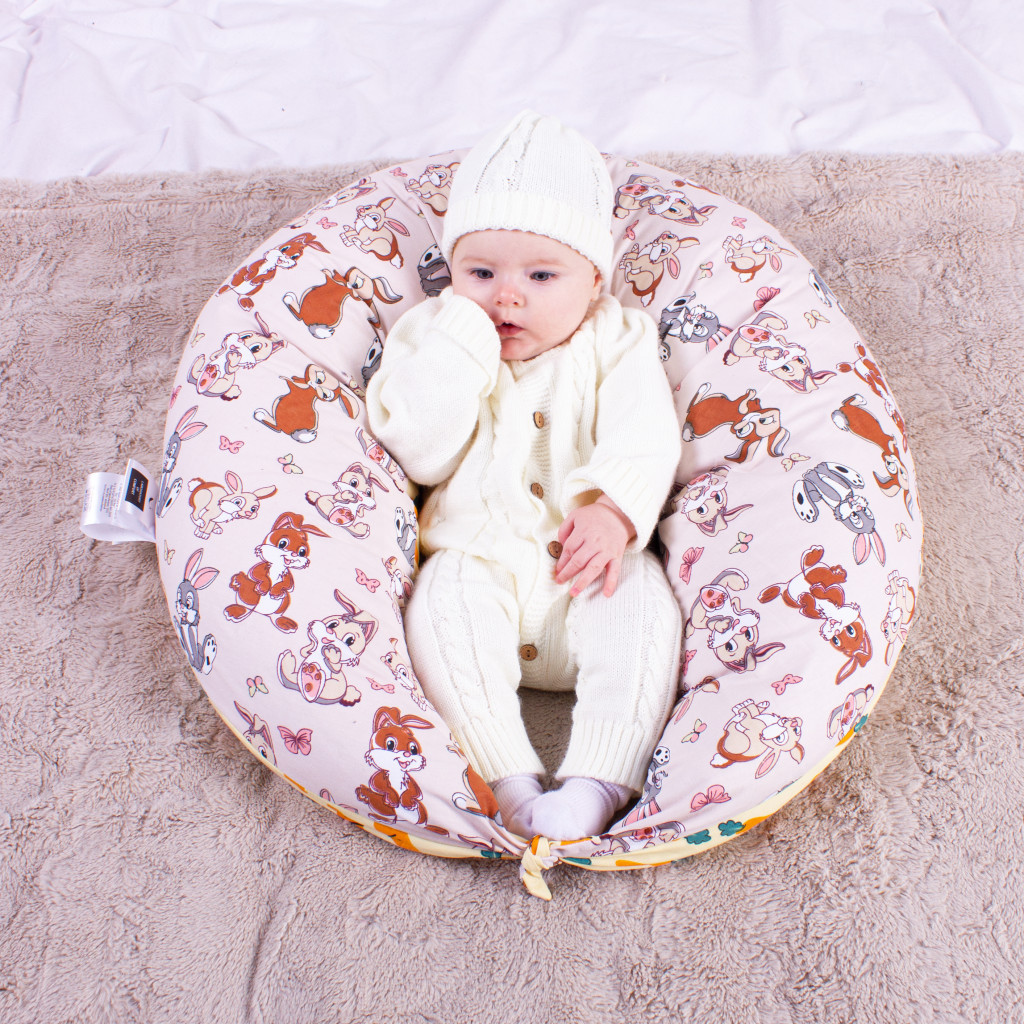 Подушка MirSon для вагітних та годування №8323 Print Line 17-0530 Bambi Бязь 30х170х20 см (2200006200482) - изображение 1