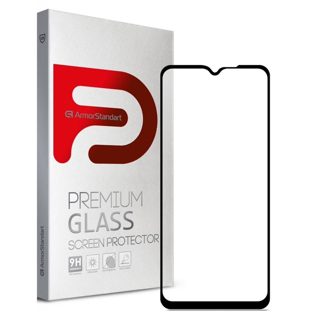 Скло захисне Armorstandart Full Glue Oppo А73 Black (ARM59542) - зображення 1