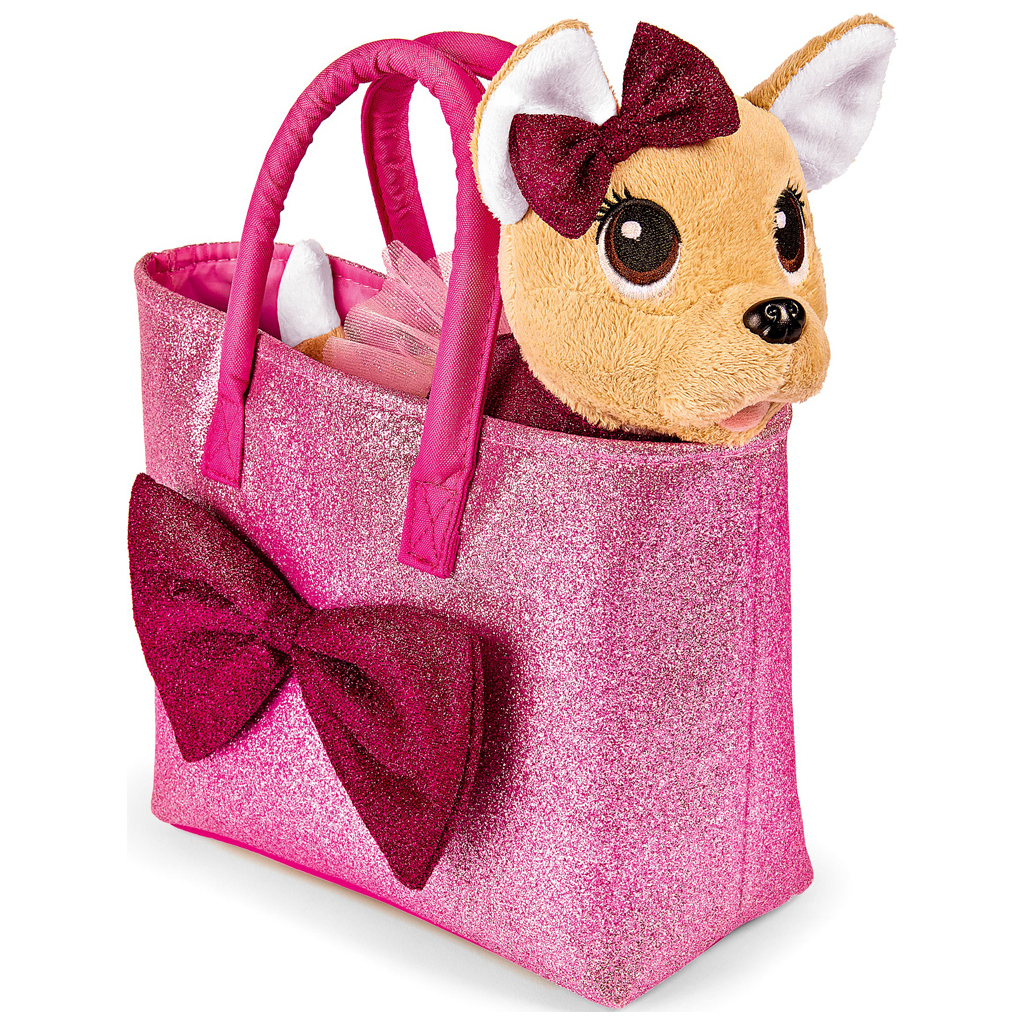 М'яка іграшка Chi Chi Love Чихуахуа Fashion Bow із сумочкою (5893439) - зображення 2