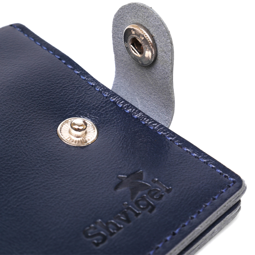 Портмоне Shvigel Шкіряне Синє (16444) - зображення 5