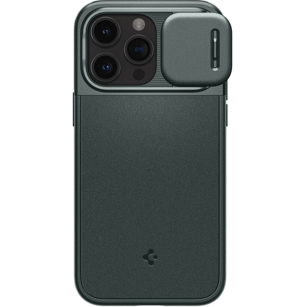 Чохол до мобільного телефона Spigen Apple iPhone 15 Pro Optik Armor MagFit Abyss Green (ACS06739) - зображення 2