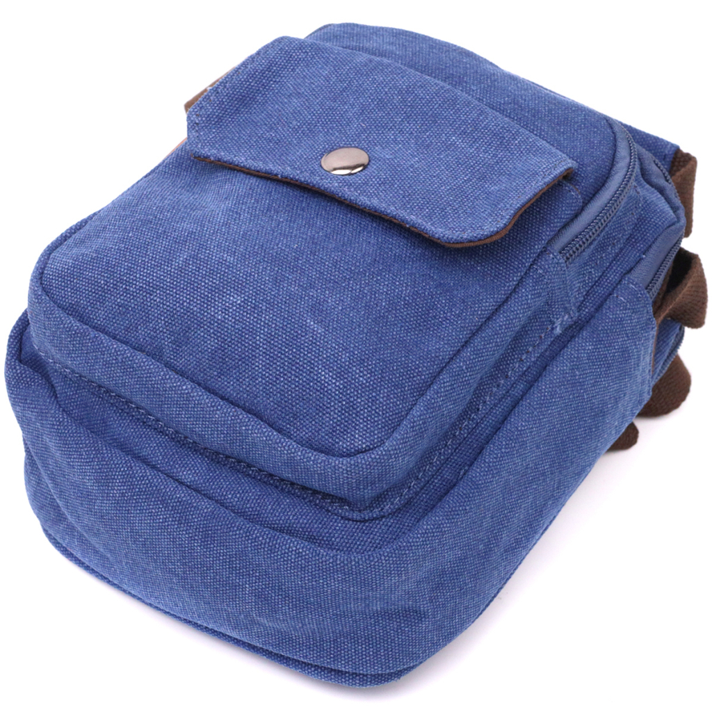 Сумка Vintage Невелика чоловіча з текстилю Синя (22221) - зображення 5