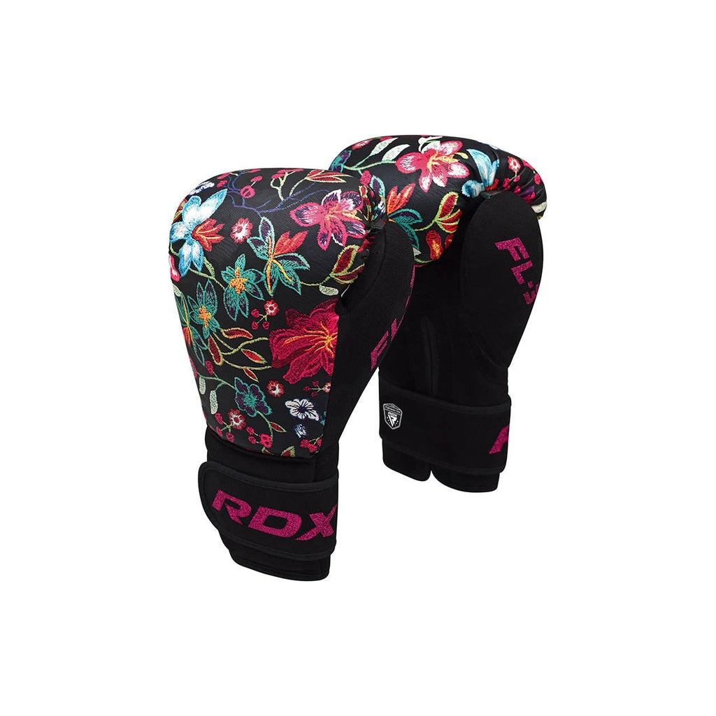 Боксерські рукавички RDX FL-3 Floral Black 8 унцій (BGR-FL3-8OZ) - зображення 7