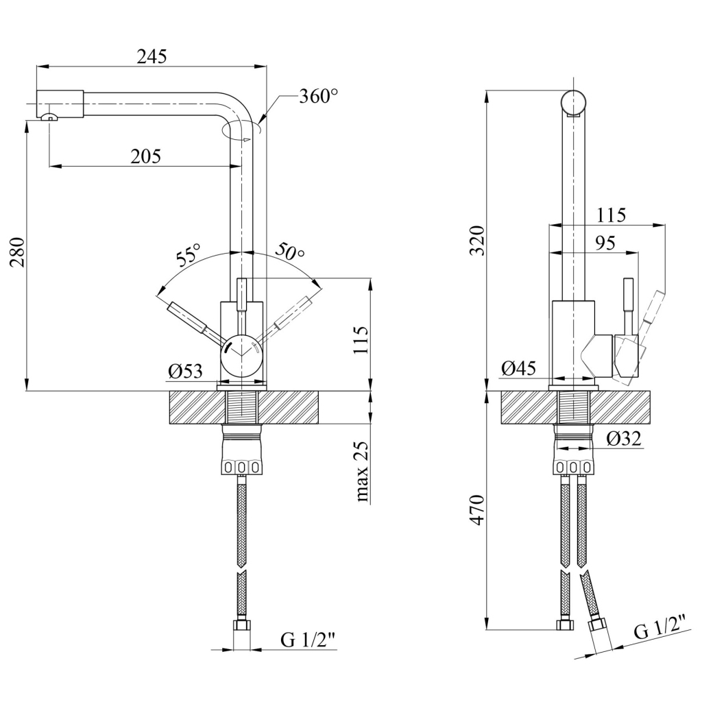 Змішувач Kroner Klassisch-ESG034 - зображення 10