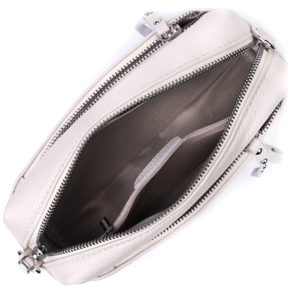 Сумка Vintage Жіноча шкіряна Біла (22653) - зображення 9