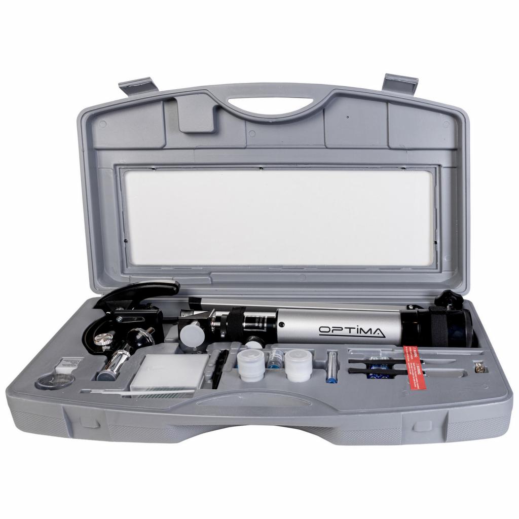 Мікроскоп Optima Universer 300x-1200x + Телескоп 50/360 AZ в кейсе (928587) - зображення 6