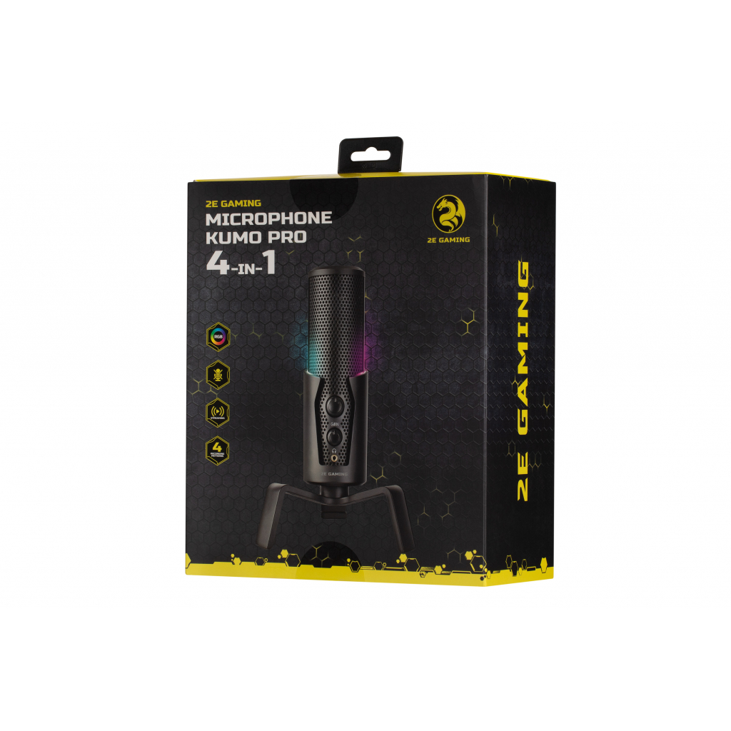 Мікрофон 2E Gaming Kumo Pro Black (2E-MG-STR-4IN1MIC) - зображення 2