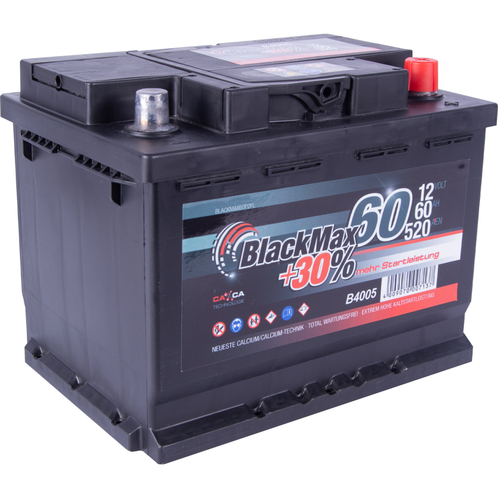 Акумулятор автомобільний BlackMax 60А (B4005) - зображення 1