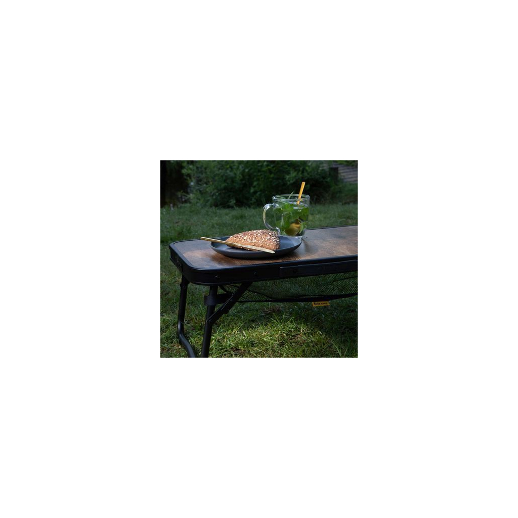 Туристичний стіл Bo-Camp Woodbine Compact 56x34 cm Black/Wood look (1404190) (DAS303264) - зображення 12