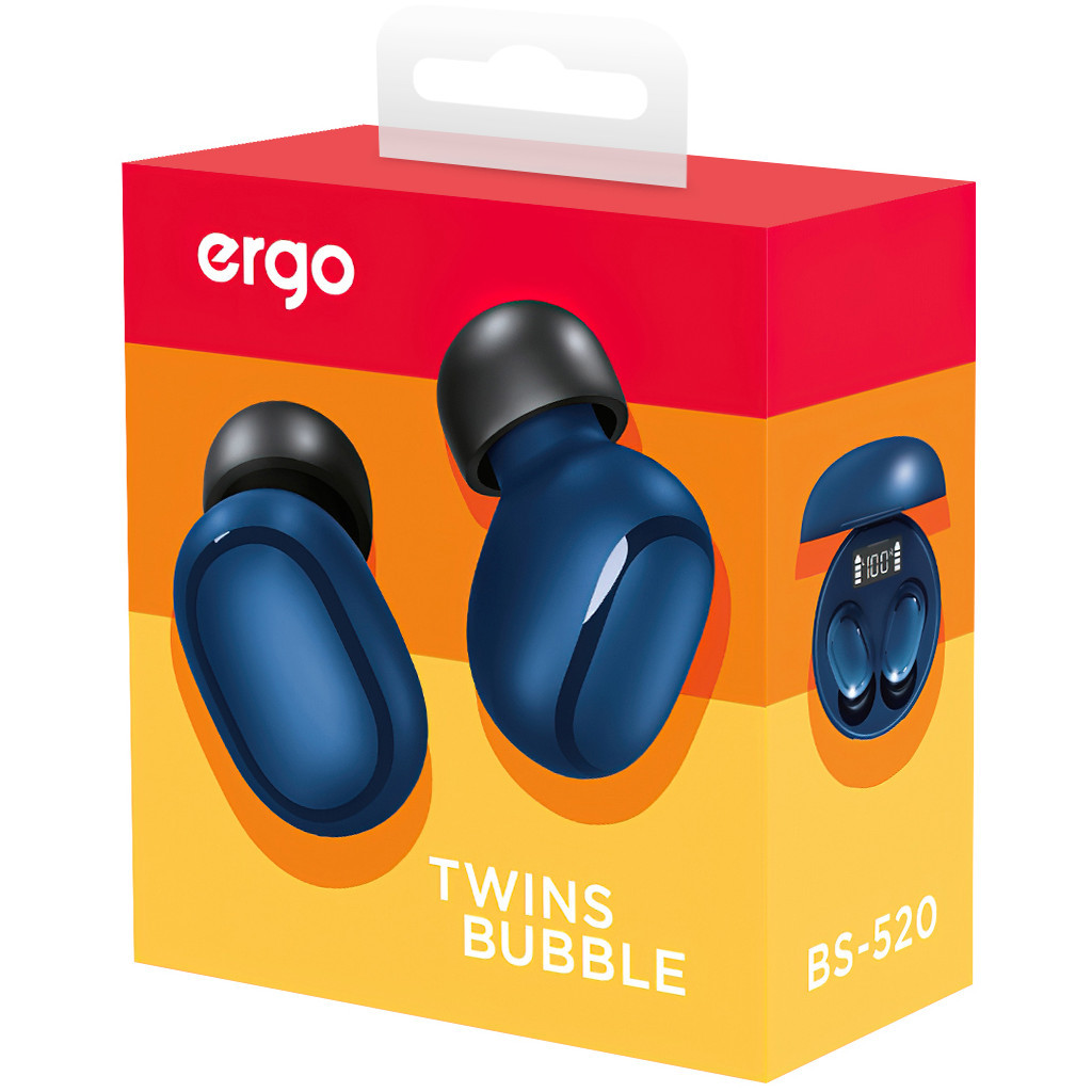 Навушники Ergo BS-520 Twins Bubble Blue (BS-520L) - зображення 11