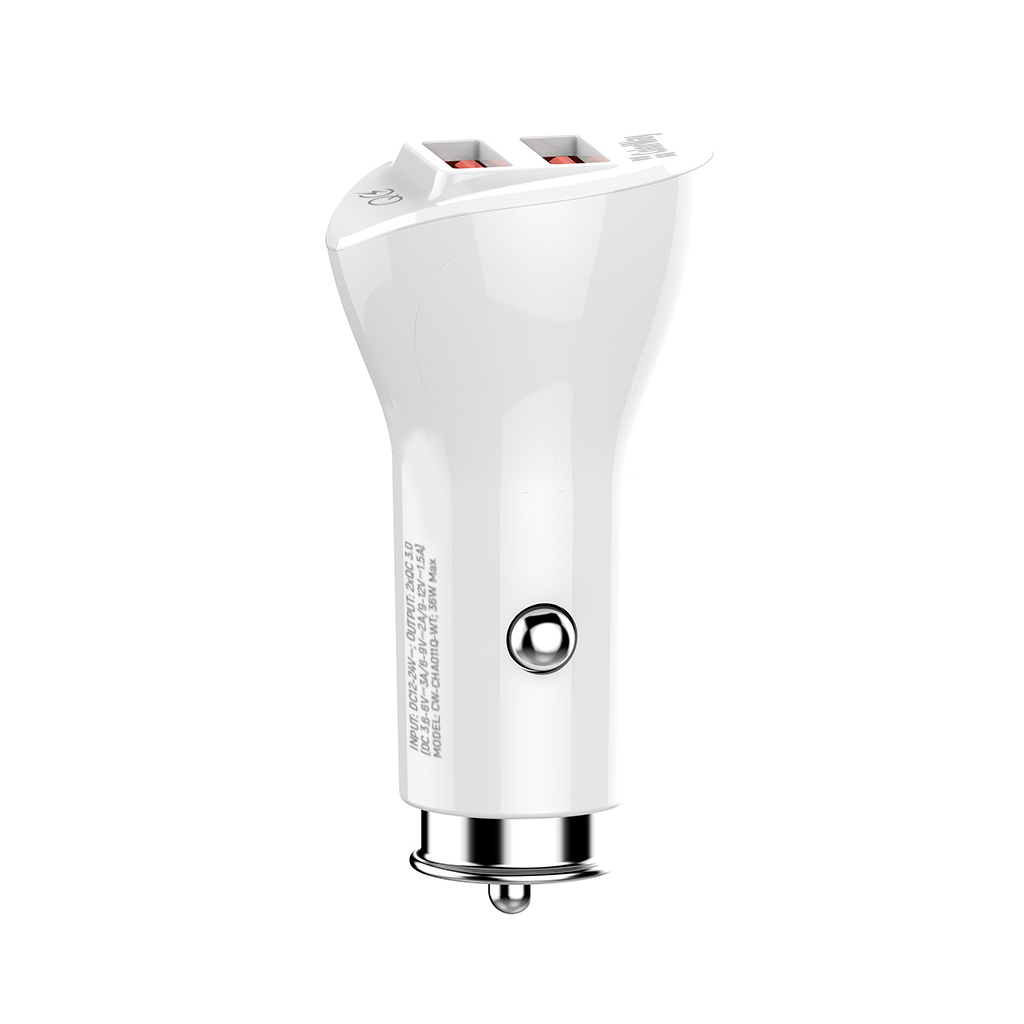 Зарядний пристрій ColorWay 2USB Quick Charge 3.0 (36W (CW-CHA011Q-WT) - зображення 2