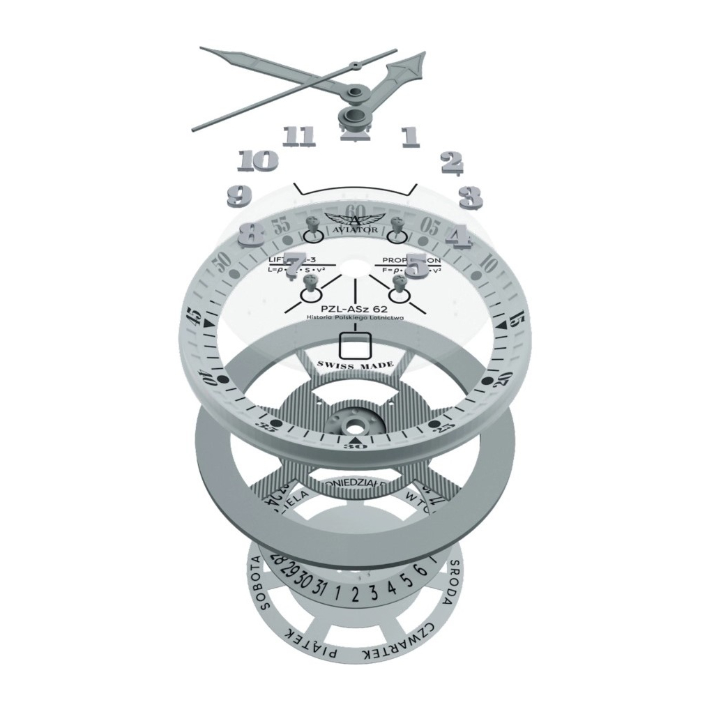 Наручний годинник Aviator V.3.36.2.289.4 - зображення 3