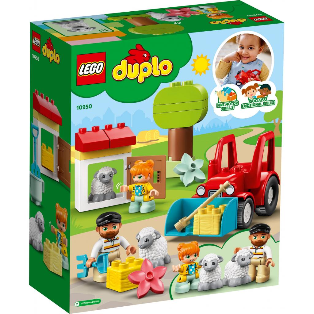Конструктор LEGO DUPLO Town Фермерський трактор і тварини (10950) - зображення 9