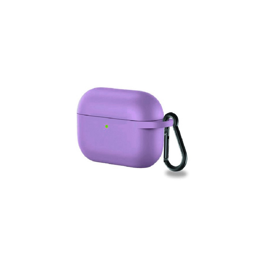 Чохол для навушників BeCover Silicon для Apple AirPods Pro Light Purple (704482) - зображення 1