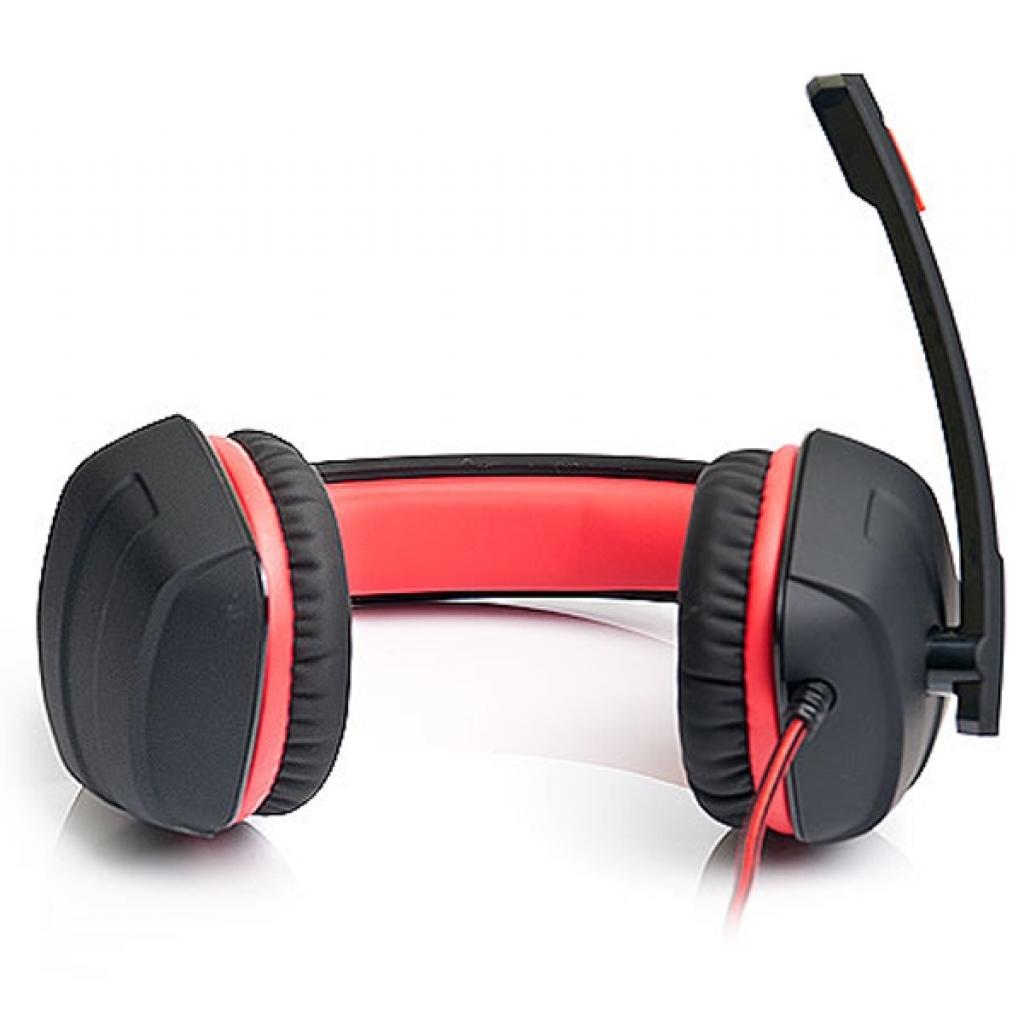 Навушники REAL-EL GDX-7600 Black-Red - зображення 6