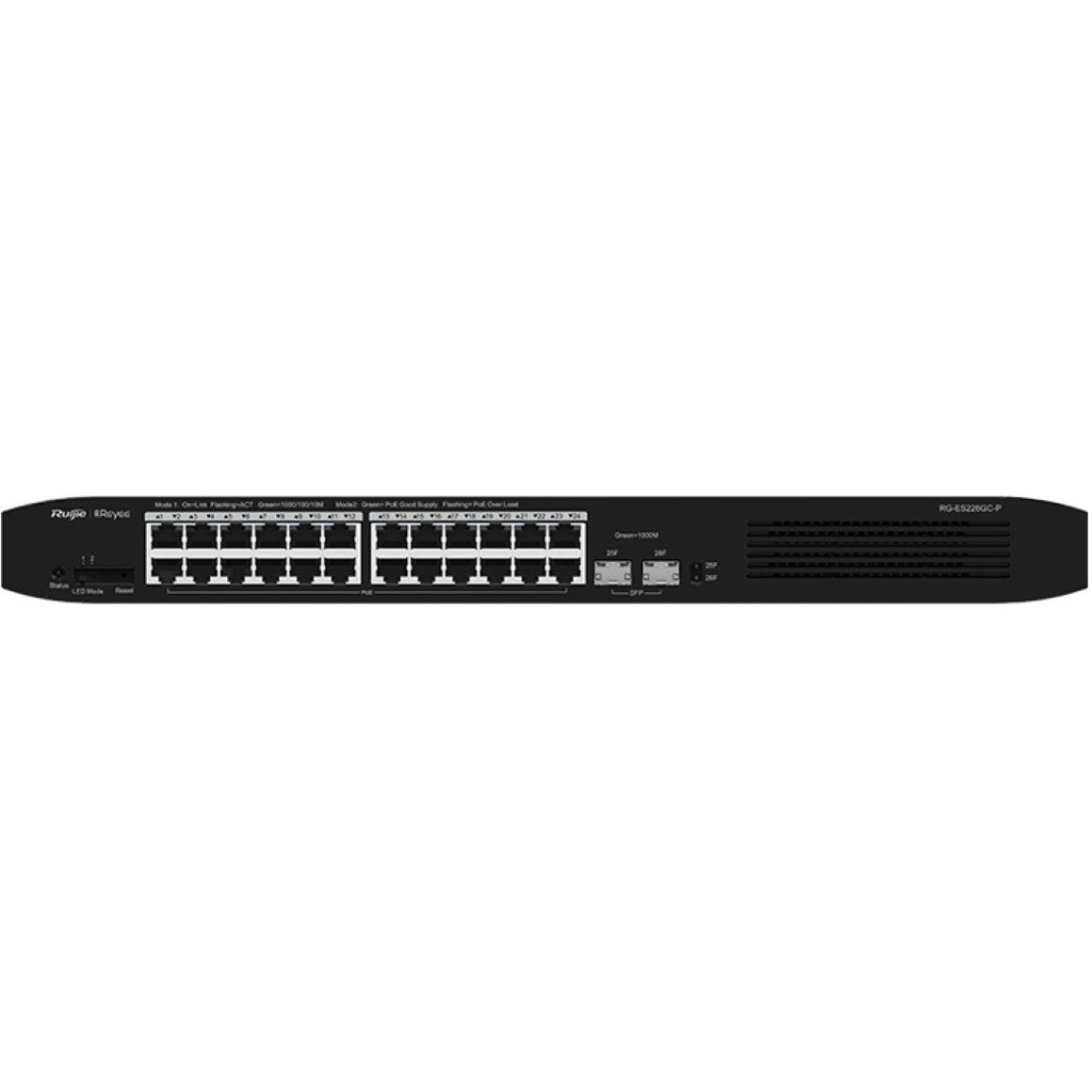 Комутатор мережевий Ruijie Networks RG-ES226GC-P - зображення 2