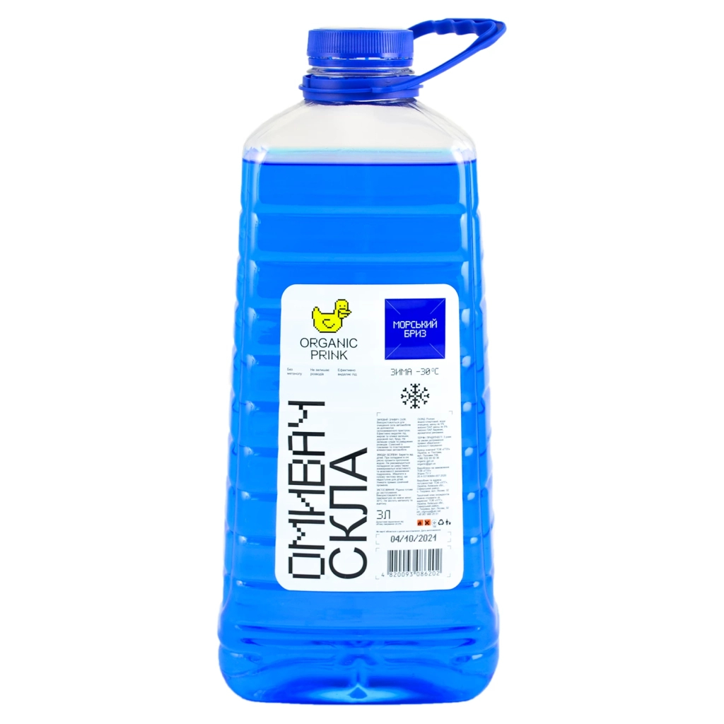 Омивач автомобільний ORGANIC PRINK -30 °С "Морський бриз" 3 л (013032) - зображення 1