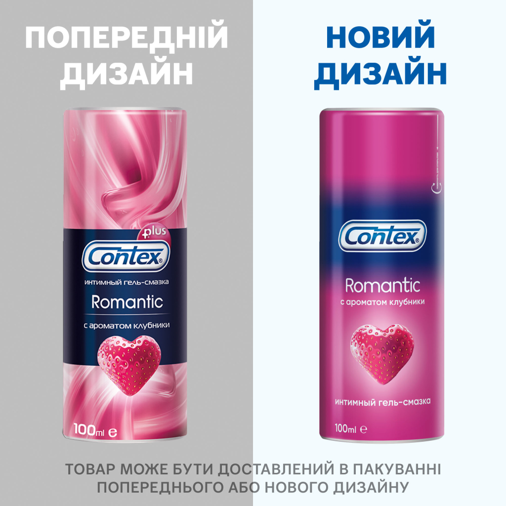 Інтимний гель-змазка Contex Romantic з ароматом полуниці (лубрикант) 100 мл (5060040304037) - изображение 4