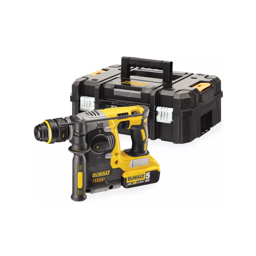Перфоратор DeWALT безщітковий, SDS-Plus, 18 В, 2.1 Дж, 3 реж. кейс (DCH274P2) - зображення 1