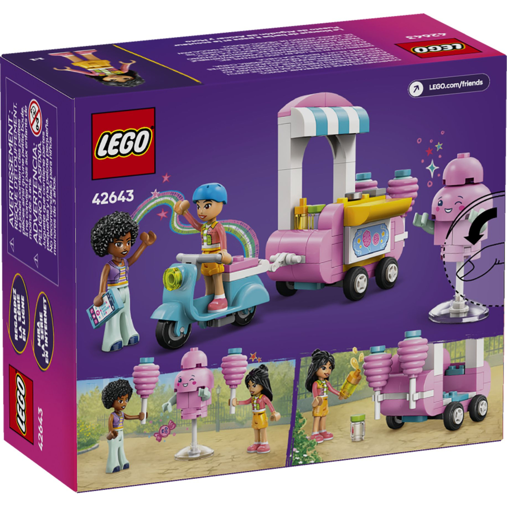 Конструктор LEGO Friends Ятка із солодкою ватою та скутер (42643) - зображення 7